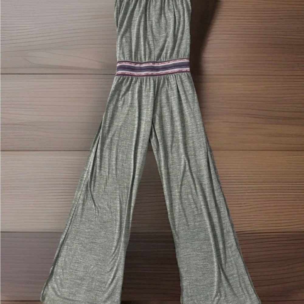 LUCKY BRAND Romper Womens XS/S  Heather Gray Peruvian Spice Sleeveless Cover Up
